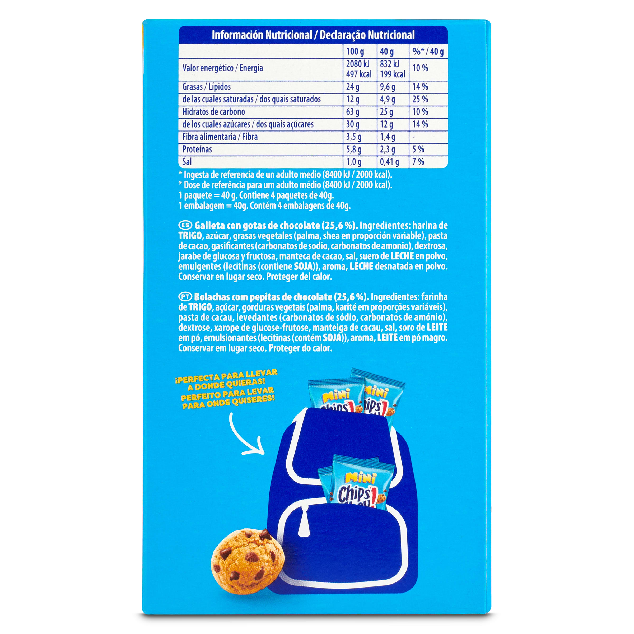 Mini galletas con pepitas de chocolate Chips Ahoy 160 g