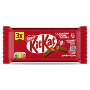 Barritas de galleta recubiertas de chocolate Kit Kat bolsa 3 x 41.5 g