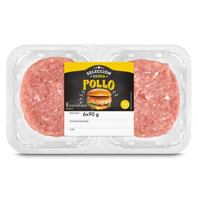 Hamburguesas de pollo Selección de Dia bandeja 540 g-1 Hamburguesas de pollo Selección de Dia bandeja 540 g-1