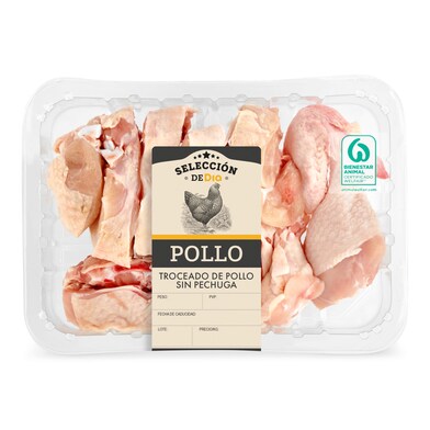 Medio pollo troceado formato familiar Selección de Dia bandeja 750 g aprox.-1