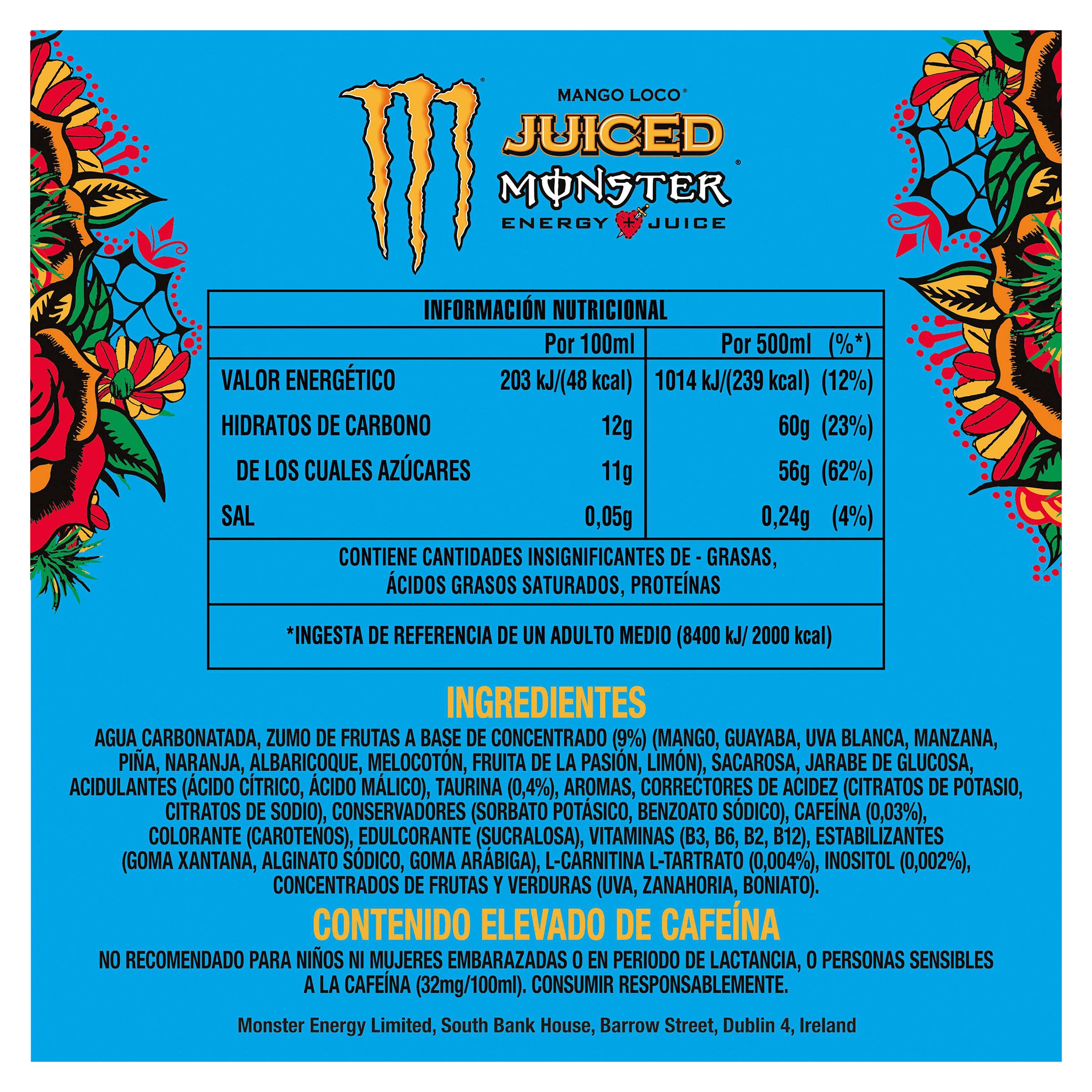 Monster mango loco 500 ml