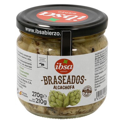 Alcachofa braseada Ibsa frasco 270 g-0 Alcachofa braseada Ibsa frasco 270 g-0