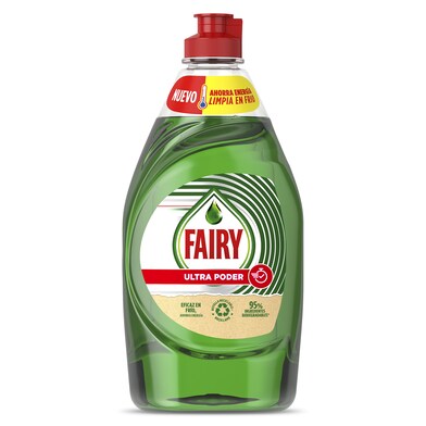 Lavavajillas mano ultra poder Fairy botella 450 ml-0