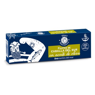 Filete de caballa en aceite de oliva Mari Marinera de Dia lata 180 g-0 Filete de caballa en aceite de oliva Mari Marinera de Dia lata 180 g-0