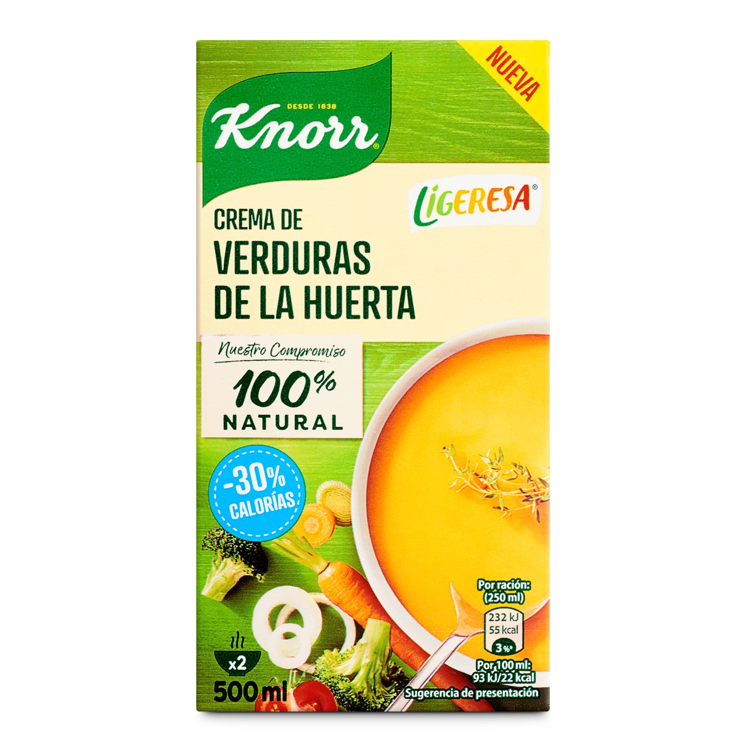 Crema de verduras de la huerta Knorr 500 ml