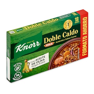 pastillas doble caldo de carne 18 unidades