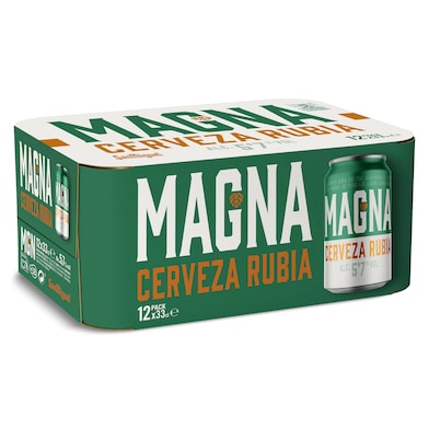 Cerveza San Miguel Magna lata 12 x 33 cl-0