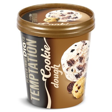 Helado cookie dough Temptation de Dia tarrina 350 g-0