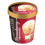 Helado sabor strawberry cheesecake Temptation de Dia tarrina 350 g