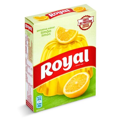 Gelatina sabor limón Royal caja 114 g-0