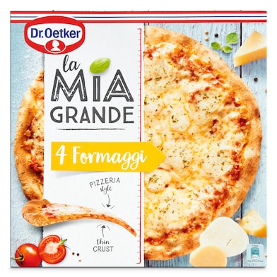 Pizza 4 quesos Dr. Oetker La Mia Grande caja 400 g-0