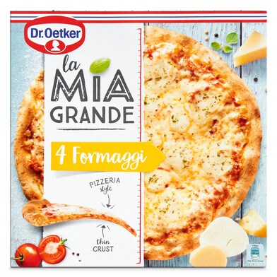 Pizza 4 quesos Dr. Oetker La Mia Grande caja 400 g-0