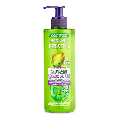 Crema capilar nutri rizos sin aclarado Fructis bote 400 ml-0 Crema capilar nutri rizos sin aclarado Fructis bote 400 ml-0
