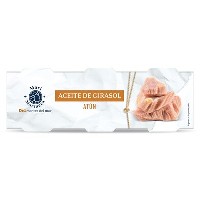 Atún en aceite de girasol Mari Marinera lata 3 x 52 g-1 Atún en aceite de girasol Mari Marinera lata 3 x 52 g-1