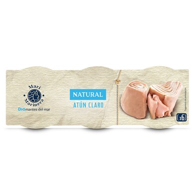 Atún claro al natural Mari Marinera lata 6 x 60 g-1 Atún claro al natural Mari Marinera lata 6 x 60 g-1