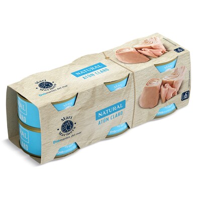 Atún claro al natural Mari Marinera lata 6 x 60 g-0