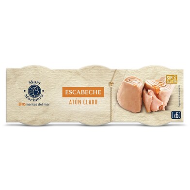 Atún claro en escabeche Mari Marinera lata 6 x 60 g-1 Atún claro en escabeche Mari Marinera lata 6 x 60 g-1