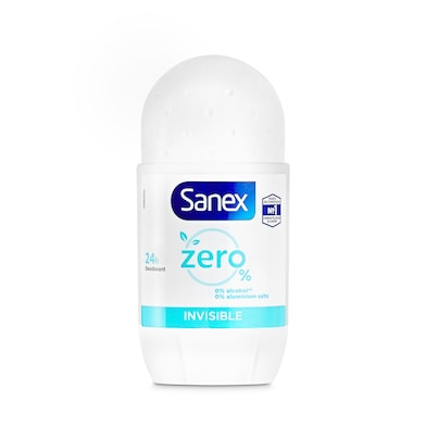 Desodorante roll-on invisible Sanex bote 50 ml-0