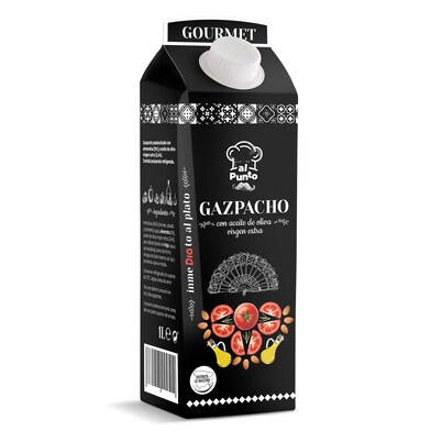 Gazpacho con almendras Al Punto brik 1 l-0 Gazpacho con almendras Al Punto brik 1 l-0