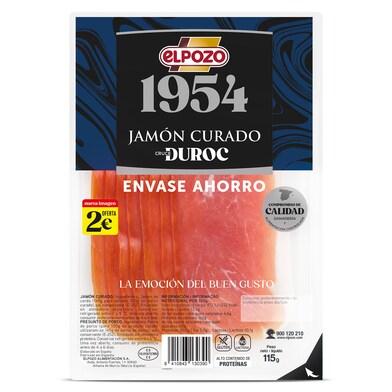 Jamón curado Elpozo 1954 sobre 105 g-0