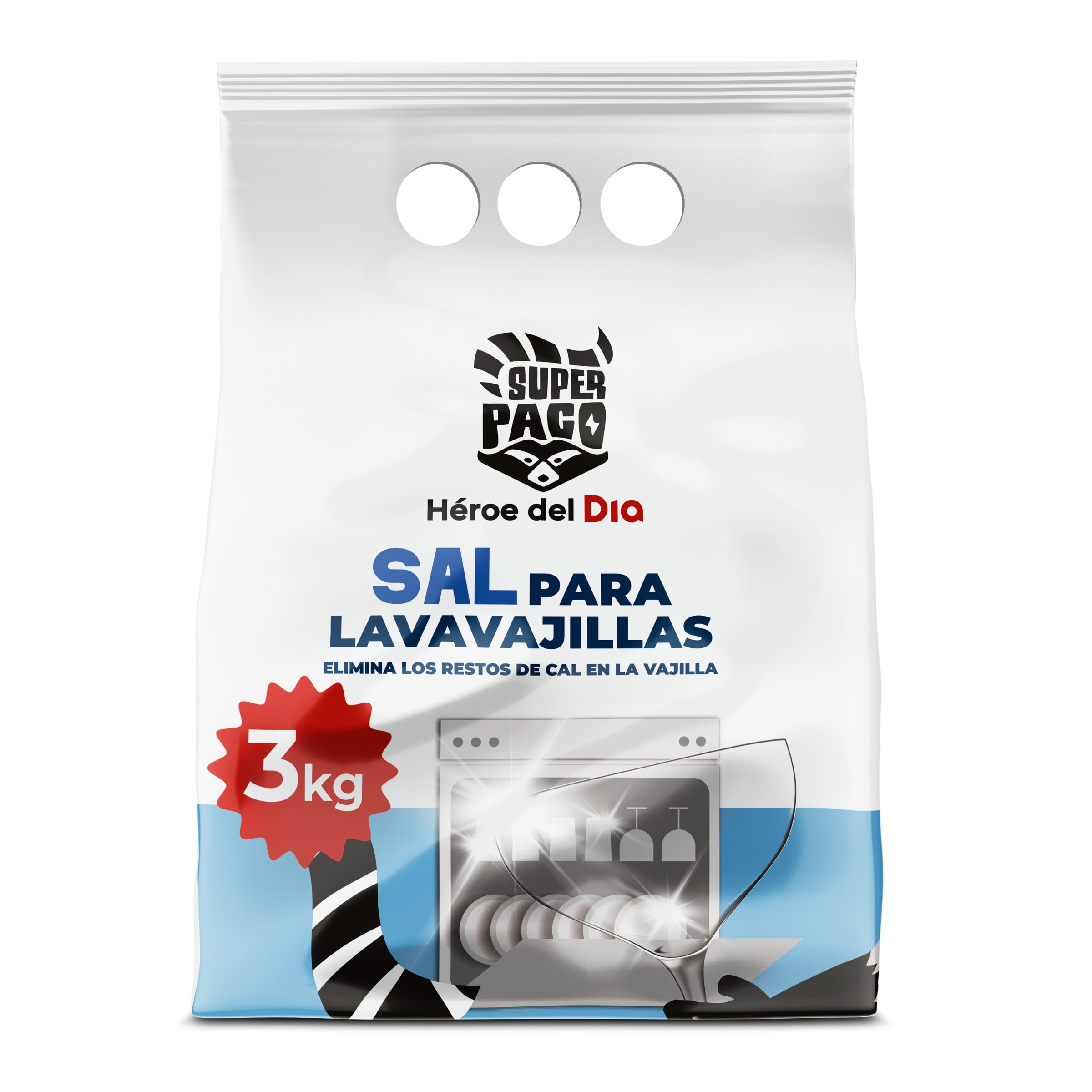 Sal para lavavajillas Super Paco bolsa 3 Kg - Supermercados DIA