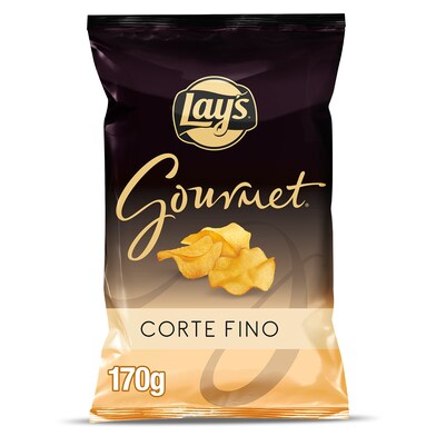 Patatas fritas gourmet corte fino Lay's bolsa 170 g-0 Patatas fritas gourmet corte fino Lay's bolsa 170 g-0