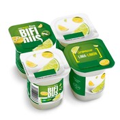 Cremoso lima y limón Bífidus Dia pack 4 x 125 g