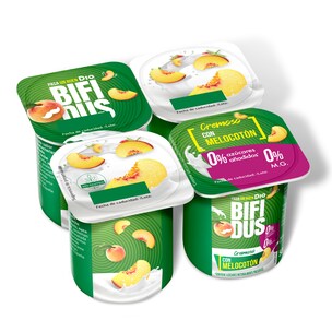 bifidus con melocoton doble 0 pack 4 x 125 g
