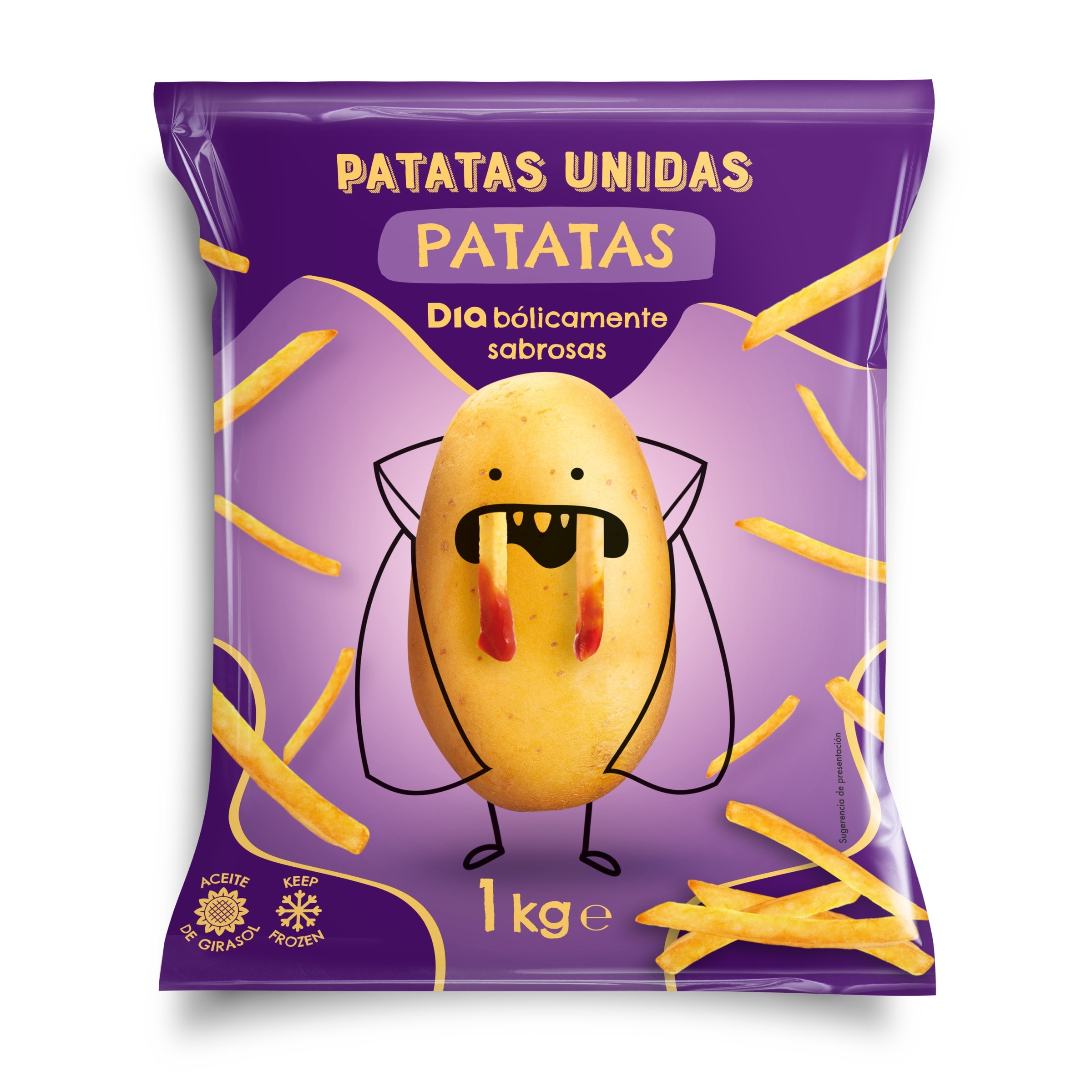Patatas prefritas Patatas Unidas bolsa 1 Kg - Supermercados DIA