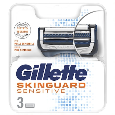 Maquinilla de afeitar recambio Gillette 3 unidades-0