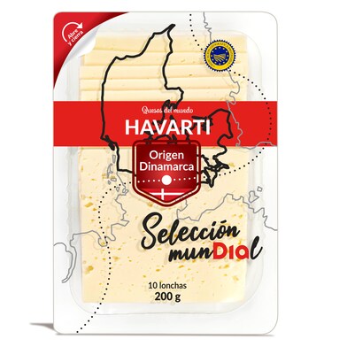 Queso havarti Selección Mundial de Dia sobre 200 g-0 Queso havarti Selección Mundial de Dia sobre 200 g-0
