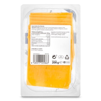 Queso cheddar Selección Mundial sobre 200 g-1 Queso cheddar Selección Mundial sobre 200 g-1