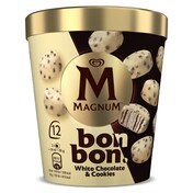 Helado bombón white choco&cookies 12 unidades Magnum tarrina 168 g