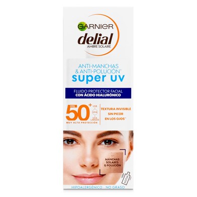 Protector solar facial spf 50+ Delial bote 40 ml-0