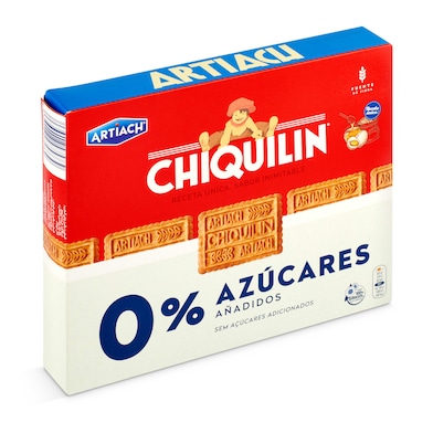 Galletas de desayuno 0% azúcares añadidos Artiach Chiquilin caja 525 g-0