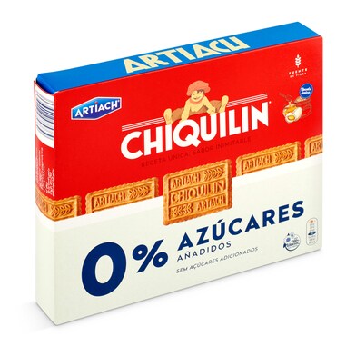 Galletas de desayuno 0% azúcares añadidos Artiach Chiquilin caja 525 g-0