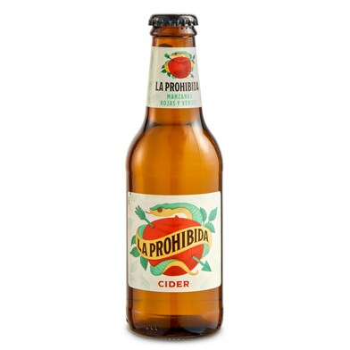 Sidra de manzanas rojas y verdes La prohibida botella 25 cl-0 Sidra de manzanas rojas y verdes La prohibida botella 25 cl-0