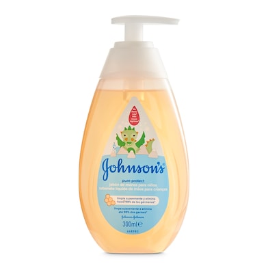 Jabón de manos líquido para niños Johnson bote 300 ml-0