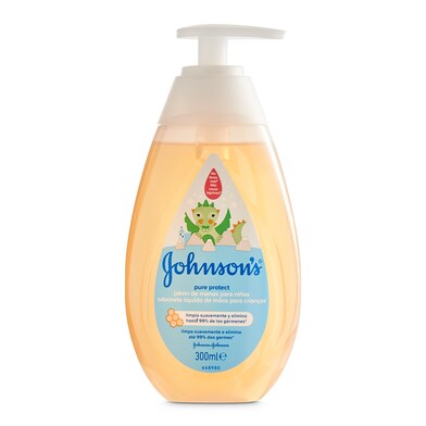 Jabón de manos líquido para niños Johnson bote 300 ml-0