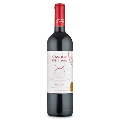 Vino tinto joven madurado D.O. Rioja Castillo de Haro botella 75 cl-0