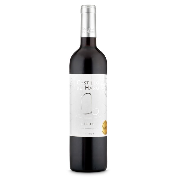 Vino Tinto Crianza DO Rioja Castillo de Haro Botella 75 Cl.