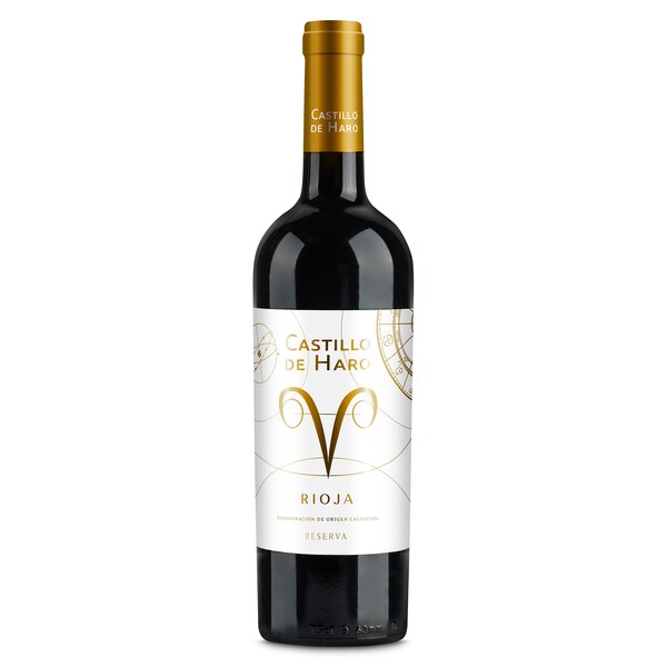 Vino Tinto Reserva DO Rioja Castillo de Haro Botella 75 Cl.