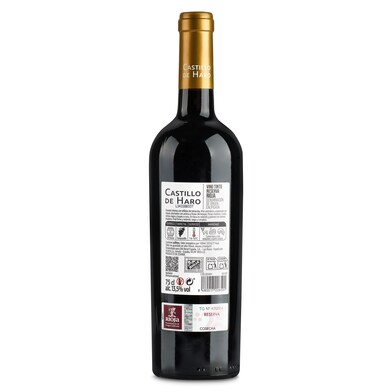 Vino tinto reserva D.O. Rioja Castillo de Haro botella 75 cl-1 Vino tinto reserva D.O. Rioja Castillo de Haro botella 75 cl-1