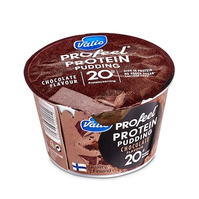 Natilla de chocolate alta en proteínas VALIO   TARRINA 180 GR-0