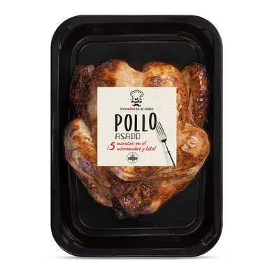 Pollo asado entero Al Punto Dia bandeja 900 g-0 Pollo asado entero Al Punto Dia bandeja 900 g-0