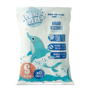 panales de agua banador talla s 8-15 kg 6 unidades