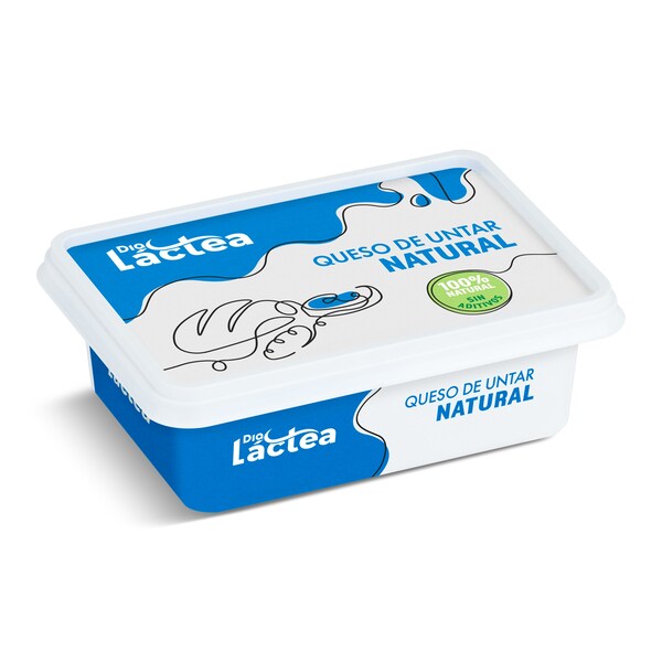Queso De Untar Natural Dia Láctea Tarrina 250 Gr.