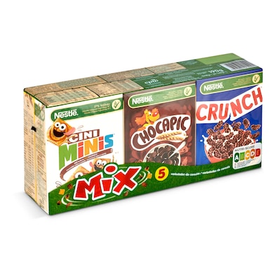 Cereales de desayuno surtidos mix Nestlé caja 190 g-0
