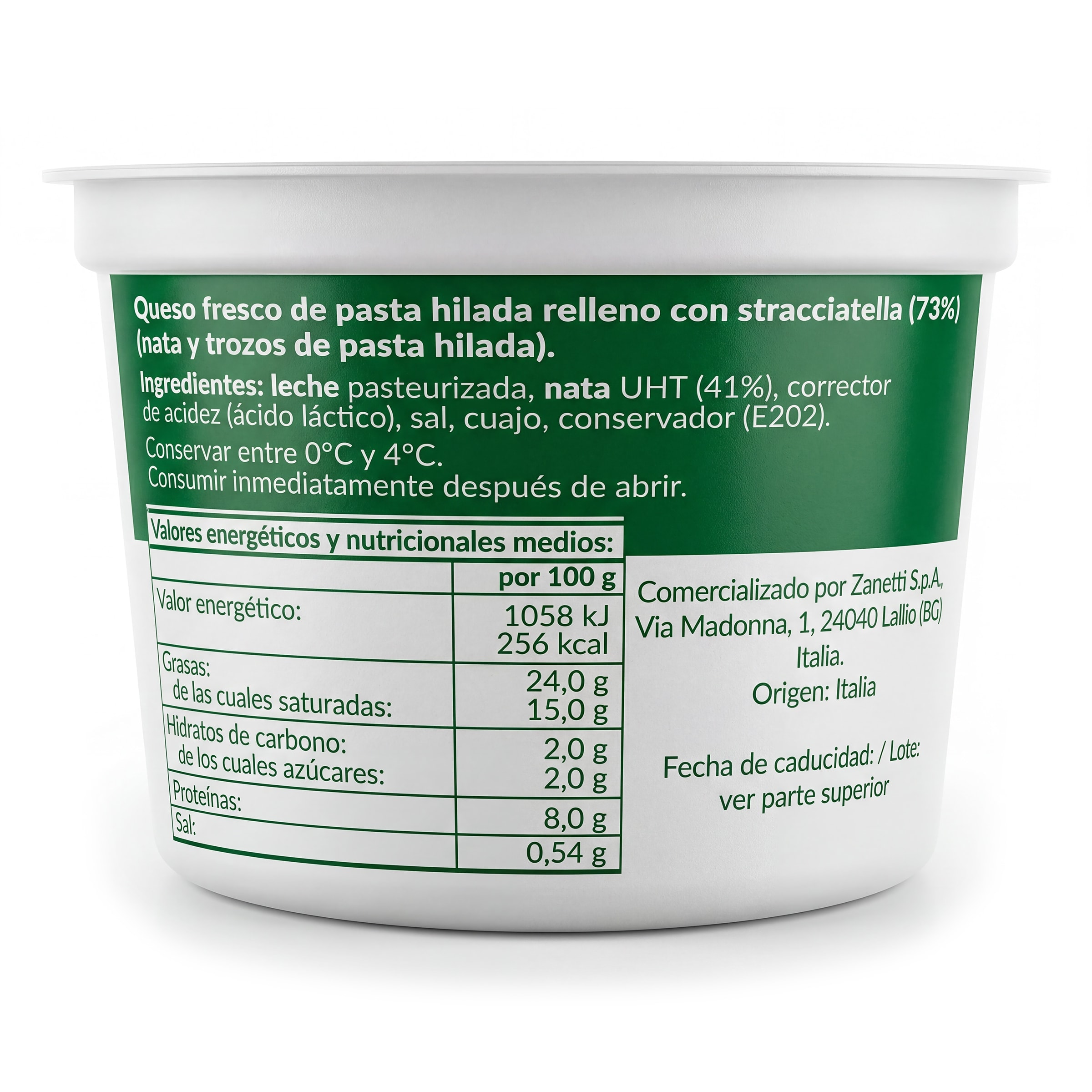 Burrata fresca Dia Selección Mundial 150 g
