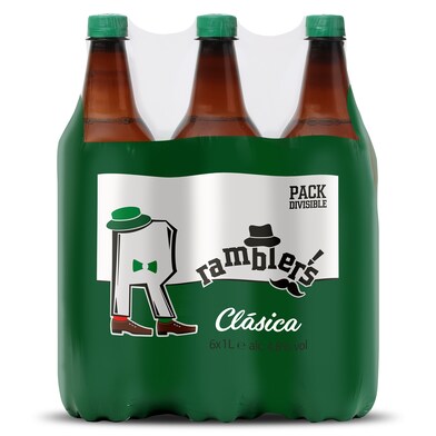 Cerveza clásica Ramblers de Dia pack 6 x 1 l-1